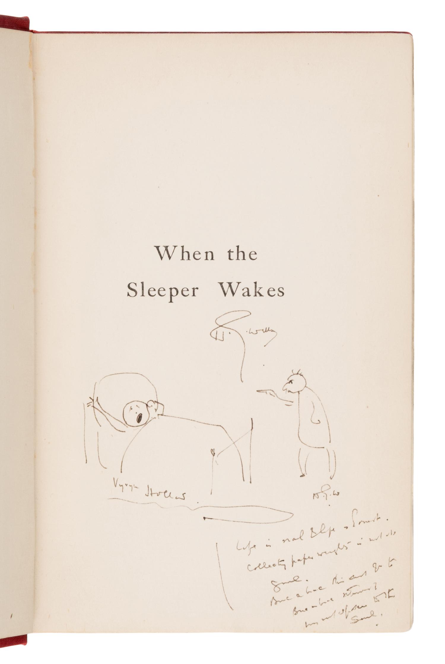 Wells, H.G. (1866-1946). When the Sleeper Wakes . London and New York: Harper and Brothers, 1899.