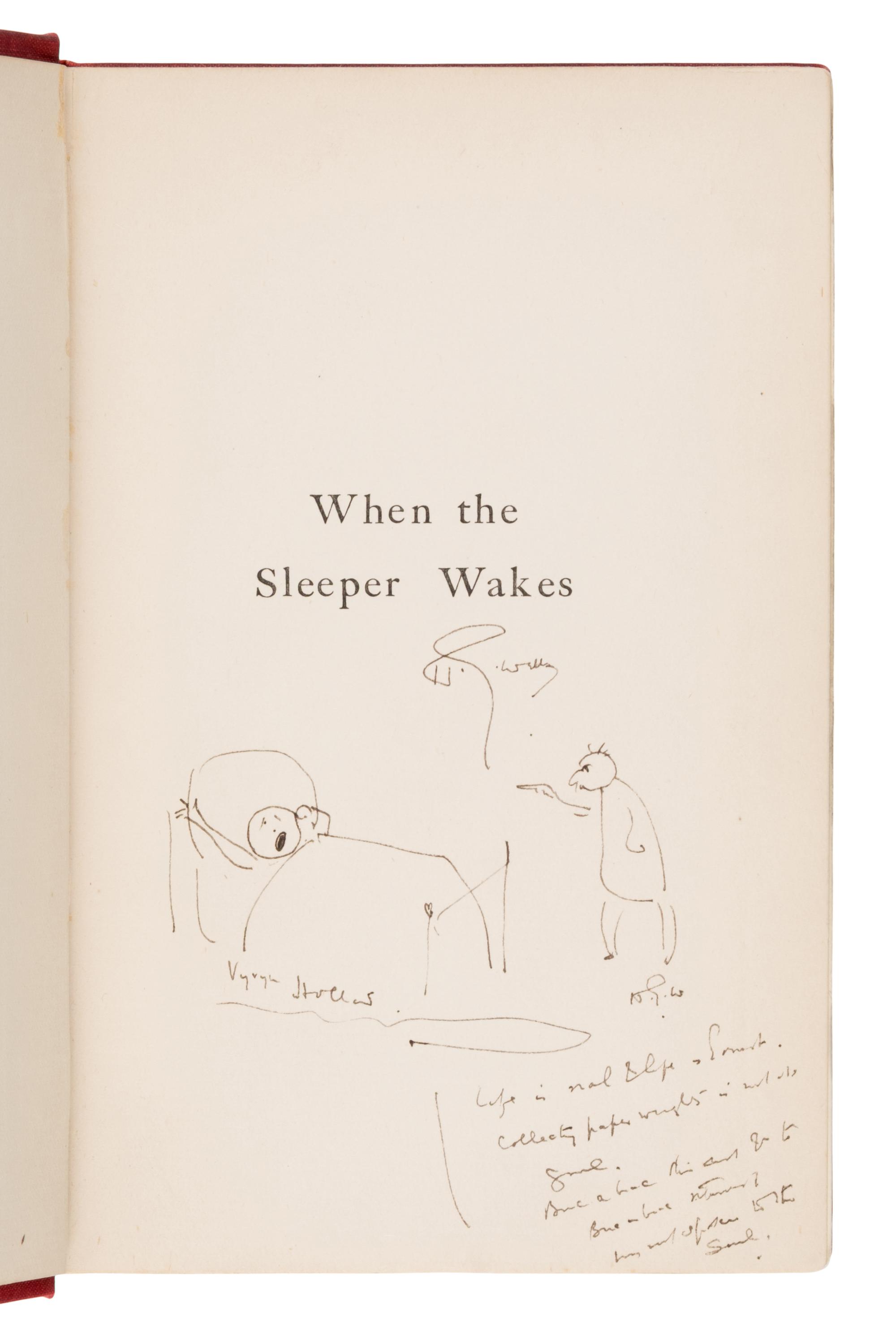Wells, H.G. (1866-1946). When the Sleeper Wakes . London and New York: Harper and Brothers, 1899.