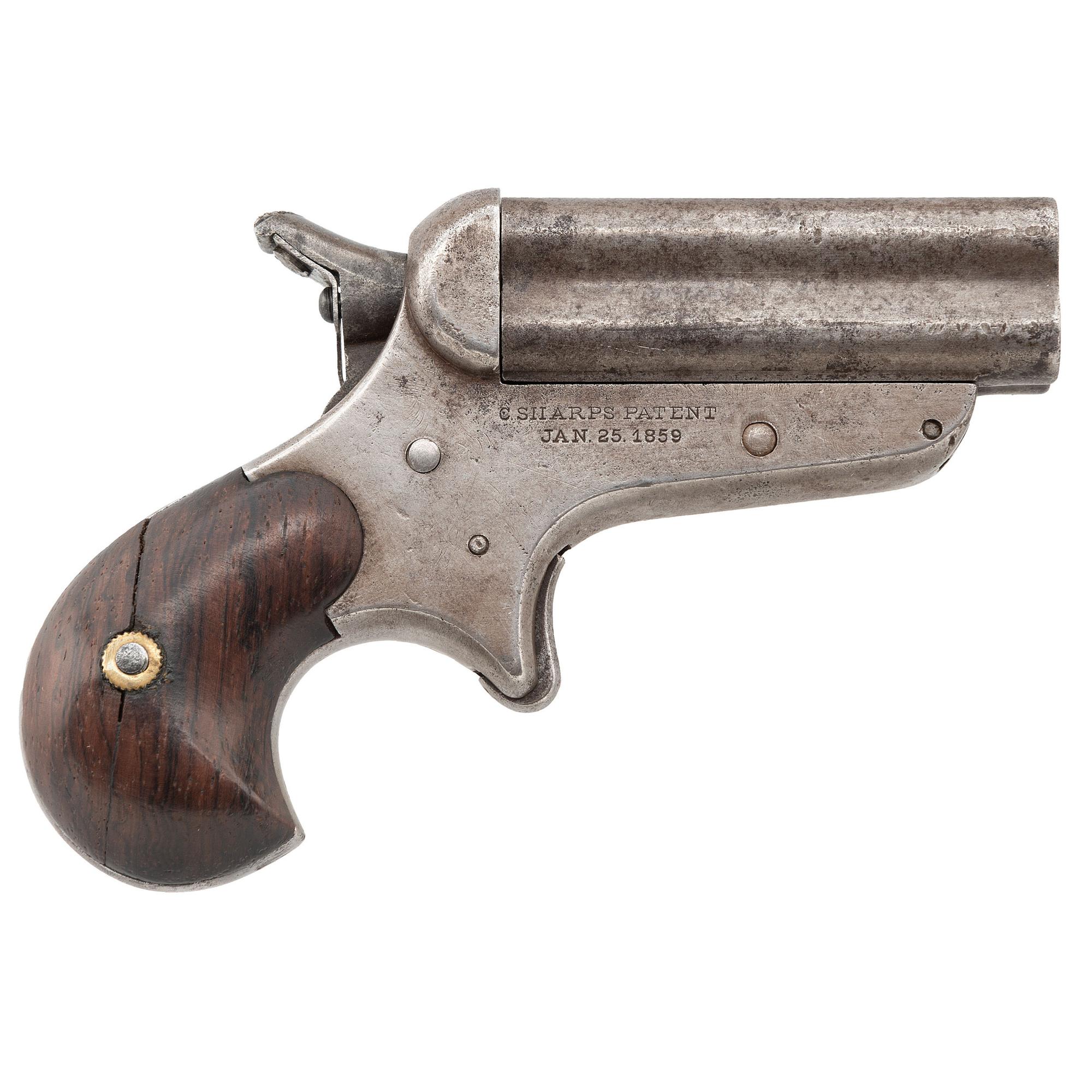Sharps Model 4B .32 Caliber Pepperbox 1859 Patent
