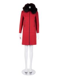 Christian Dior Haute Couture Wool Coat with Fox Fur Collar, Fall/Winter 1969