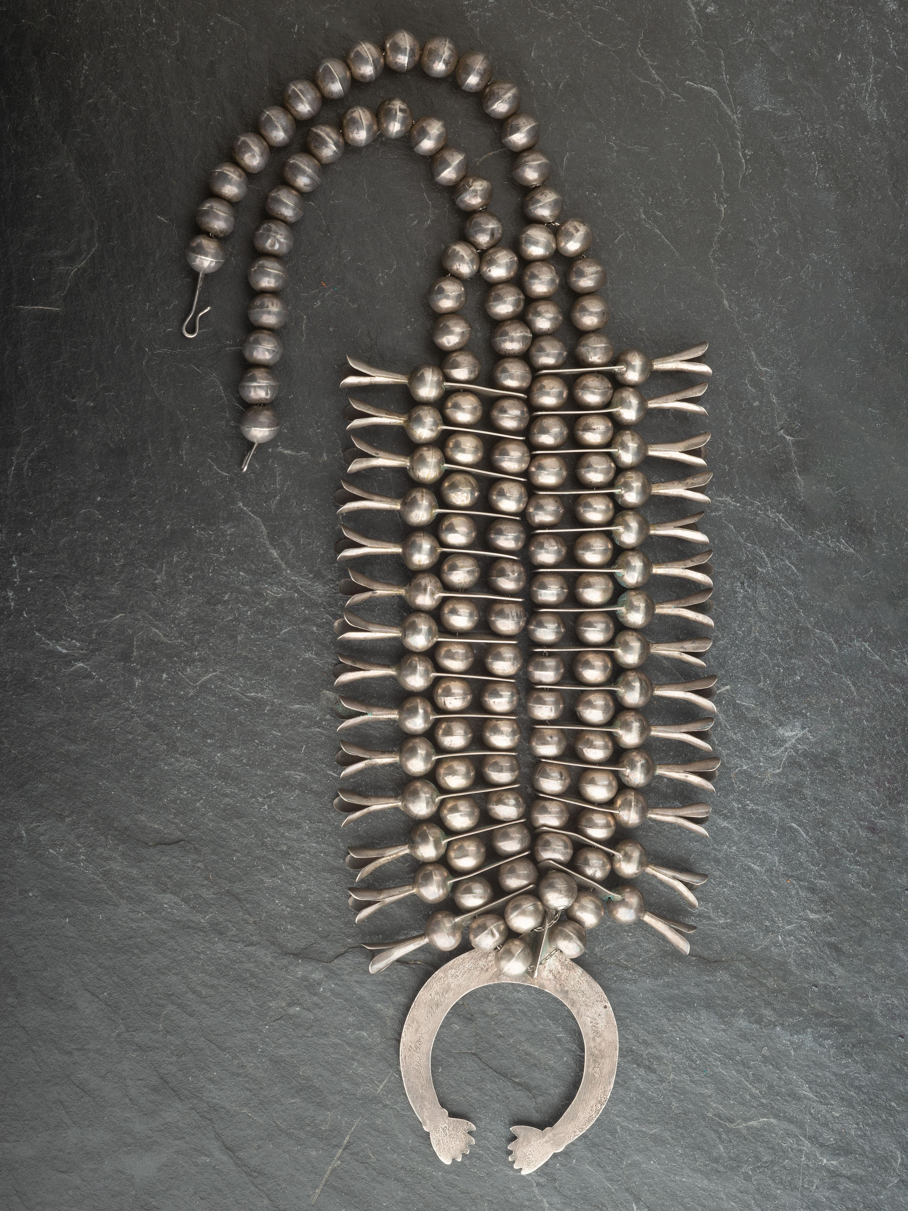 Silver Squash Blossom Necklace