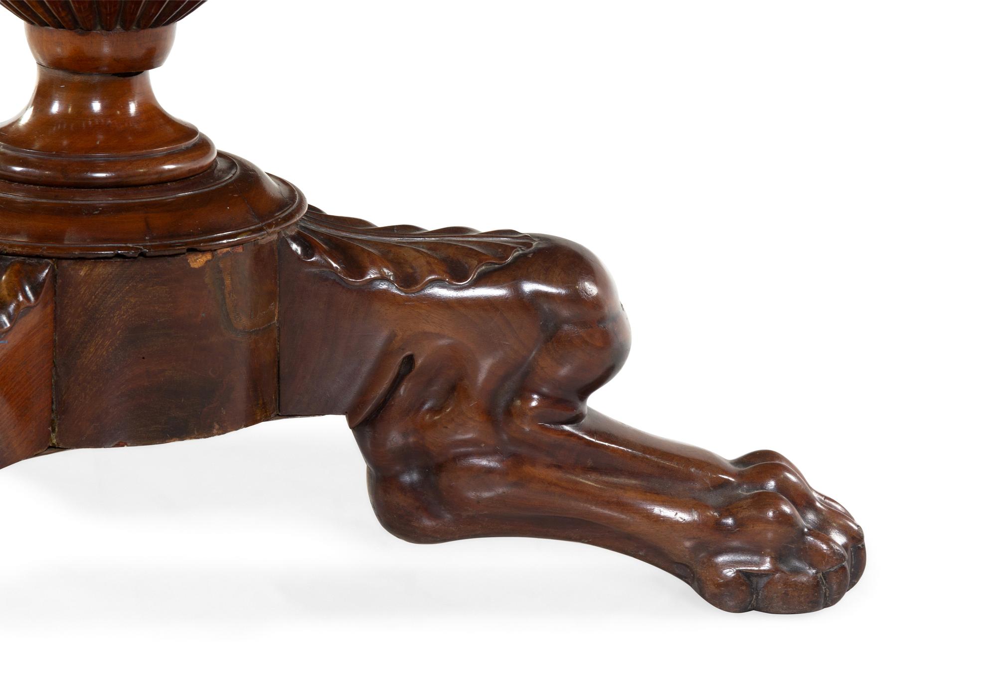 A Charles X Mahogany Center Table