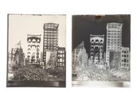 [CALIFORNIA]. A group of 21 glass negatives documenting the San Francisco Earthquake.