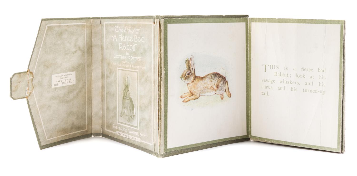 POTTER, BEATRIX. The Story of a Fierce Bad Rabbit. New York and London, [1906] First US edition.