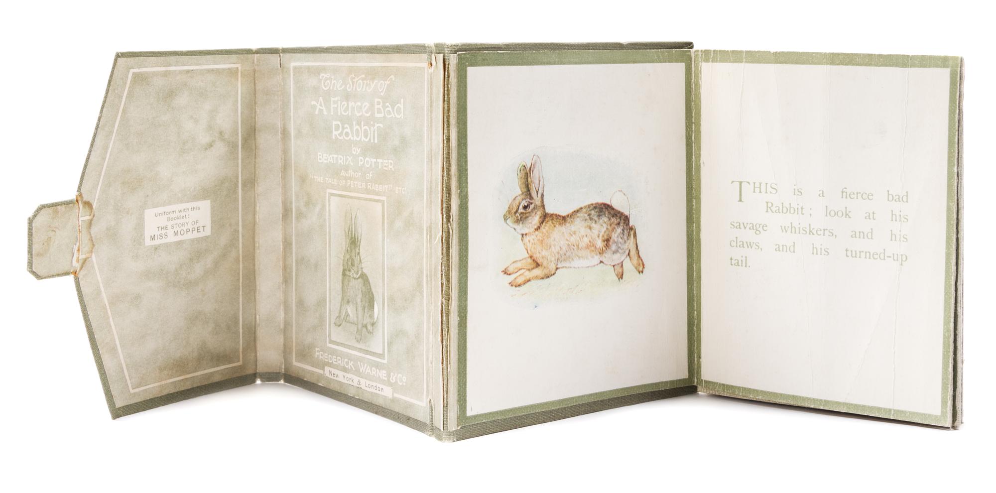 POTTER, BEATRIX. The Story of a Fierce Bad Rabbit. New York and London, [1906] First US edition.