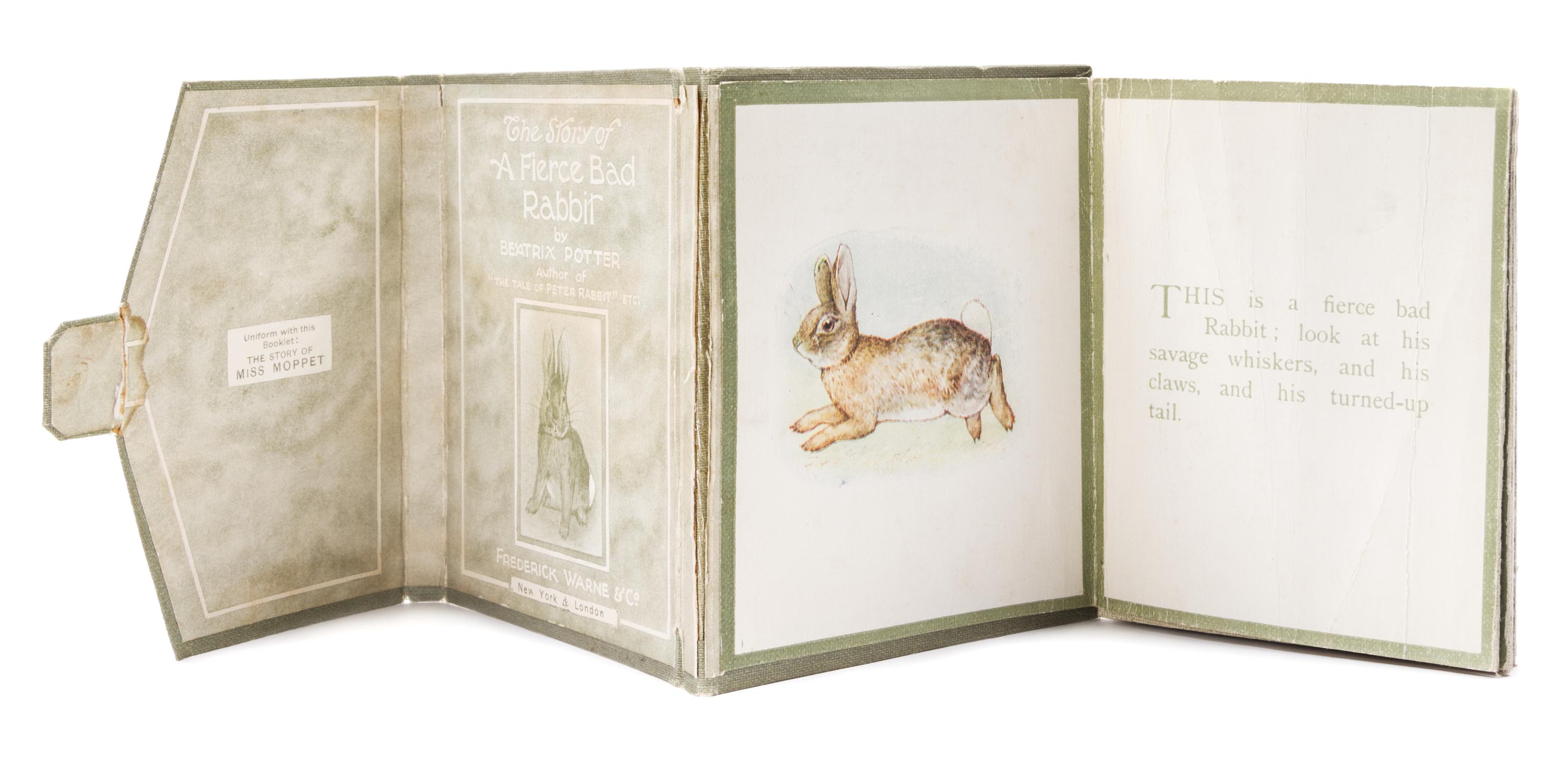 POTTER, BEATRIX. The Story of a Fierce Bad Rabbit. New York and London, [1906] First US edition.