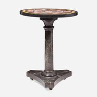 A Victorian specimen marble pedestal table 19th century