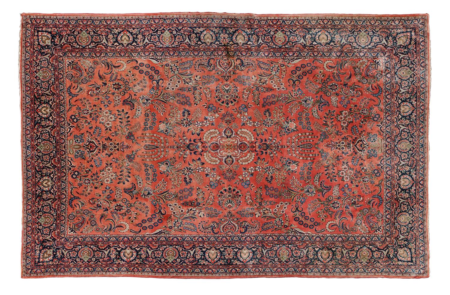 A Kashan Wool Rug
