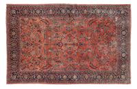 A Kashan Wool Rug