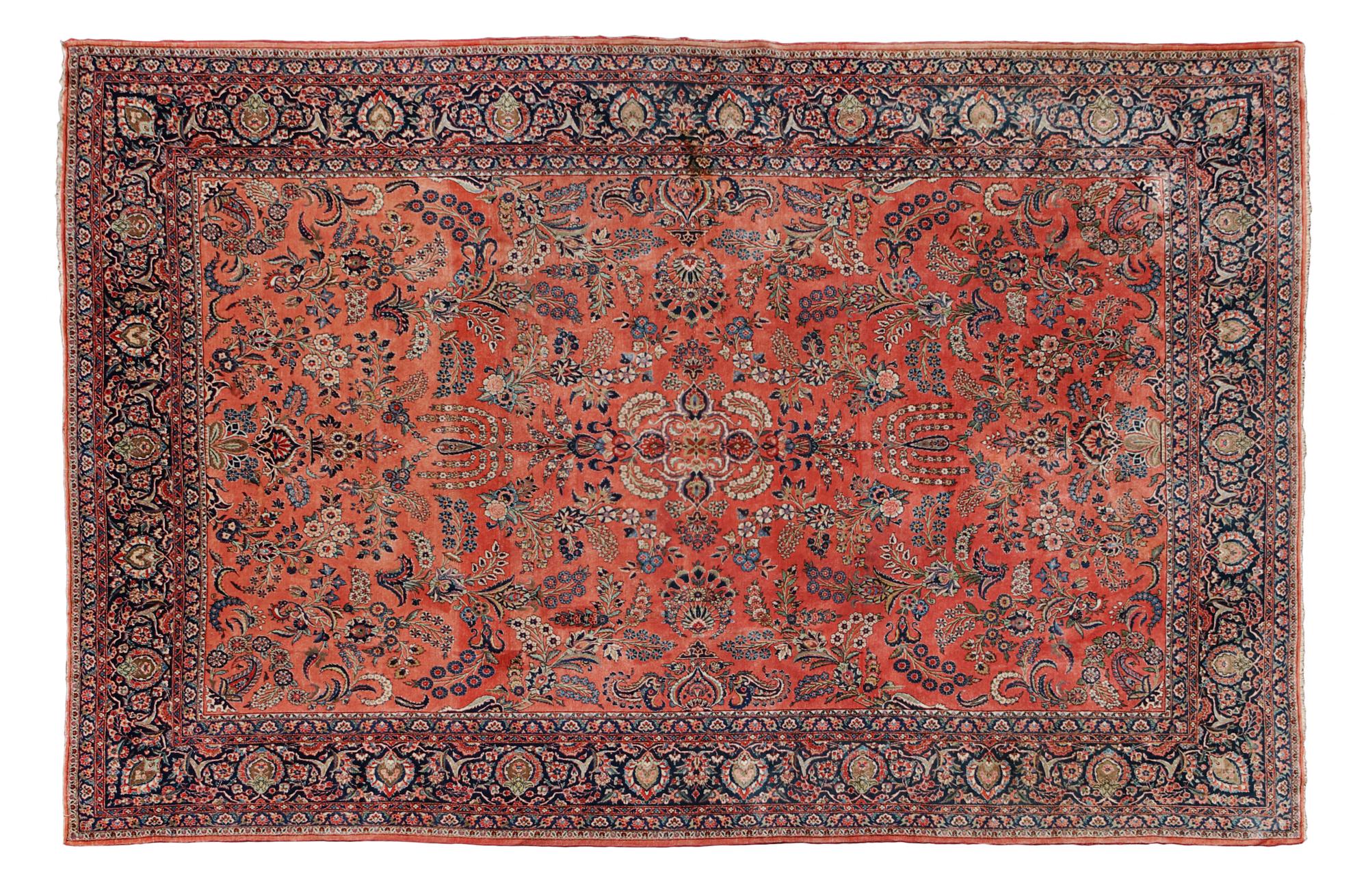 A Kashan Wool Rug