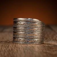 Navajo Stamped Ingot Cuff Bracelet