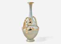 A Wedgwood Harry Barnard Queensware Handled Vase, UK, circa 1895