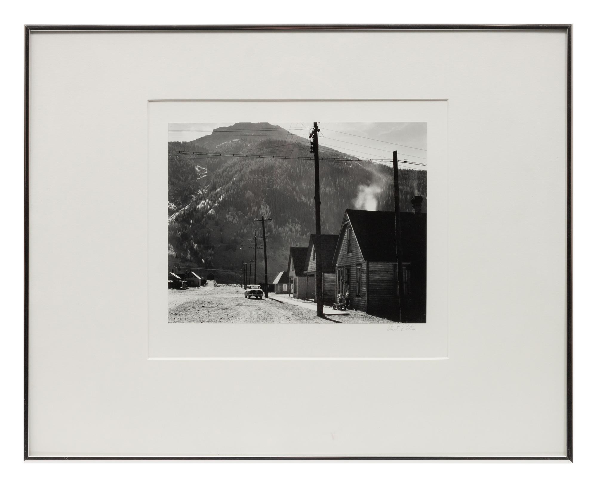 Untitled (Dirt road, two children with wagon) , 1930s-40s
