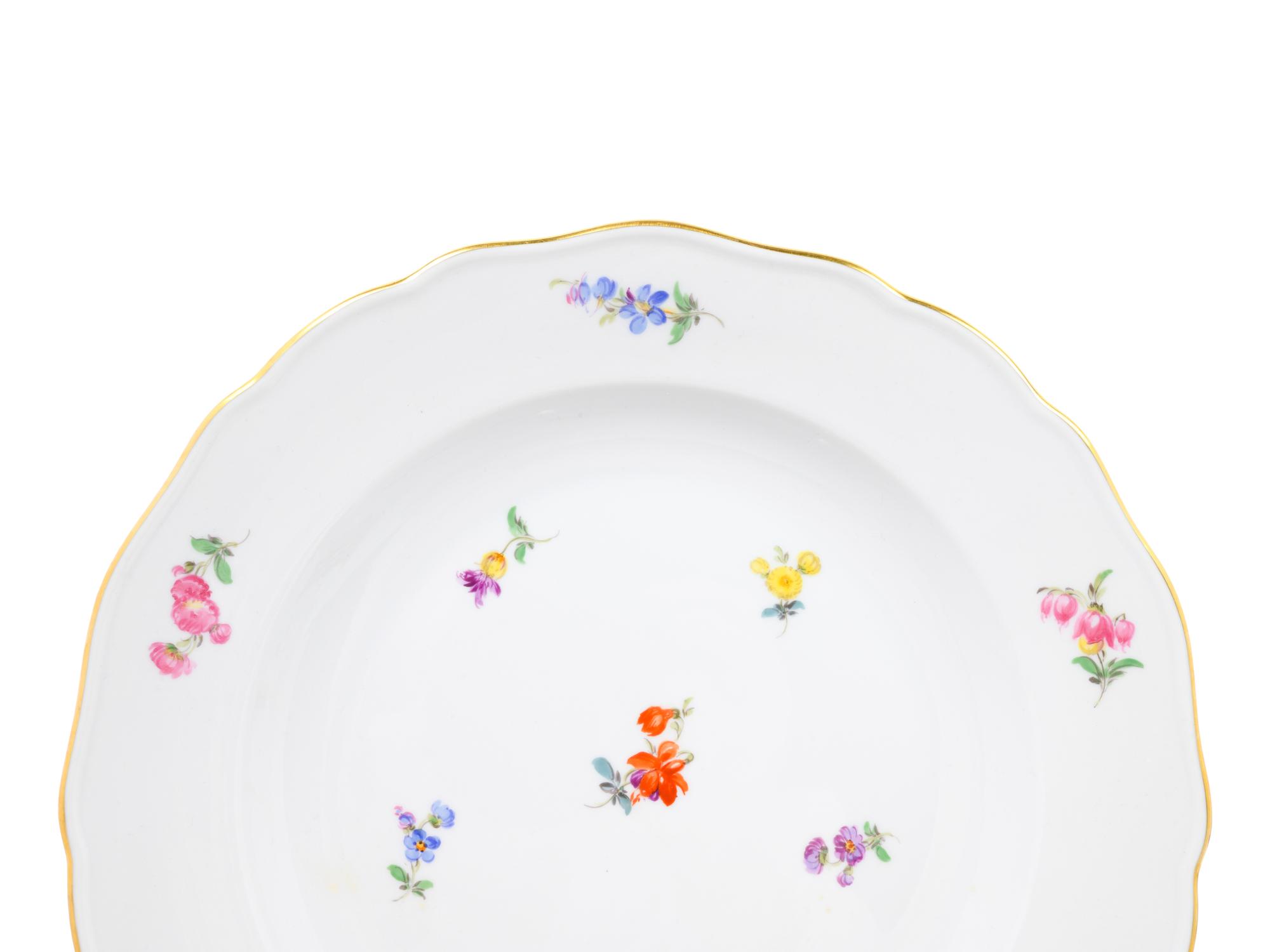 A Meissen Porcelain Partial Dinner Service