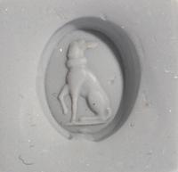 Two Roman Bloodstone and Carnelian Ringstones with Dogs
