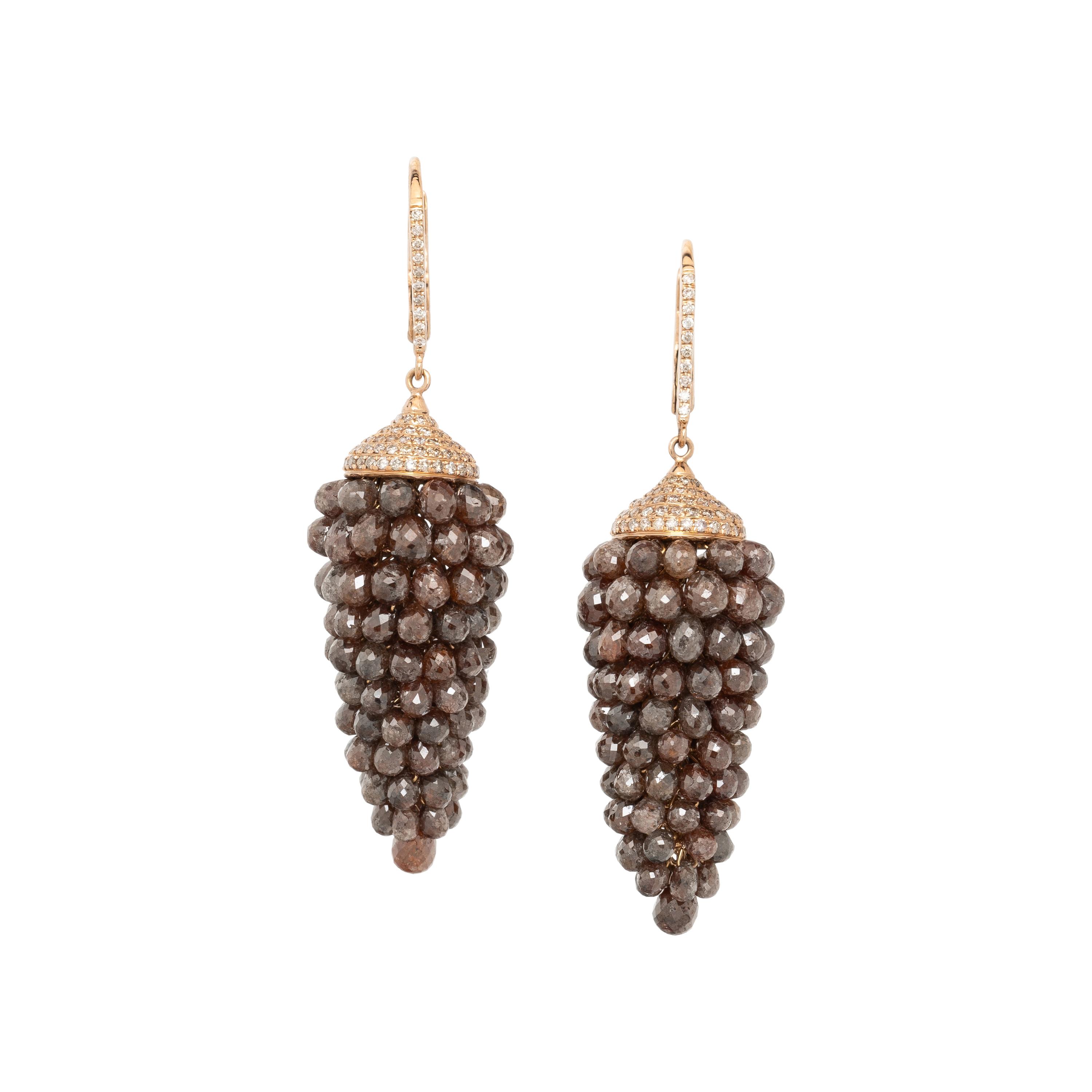 GOLD AND DIAMOND EARRINGS