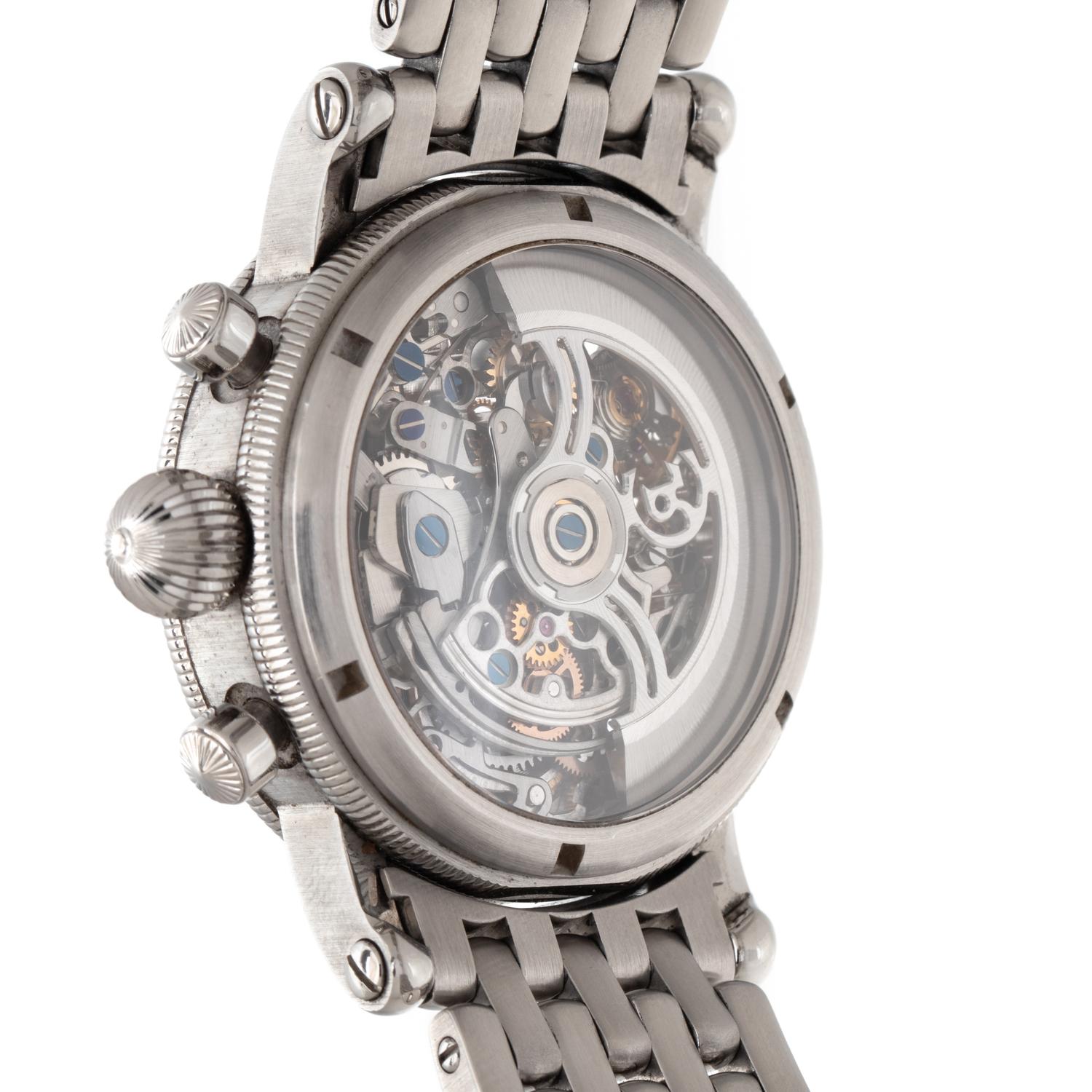 CHRONOSWISS, STAINLESS STEEL REF. 7523 'OPUS' CHRONOGRAPH WRISTWATCH