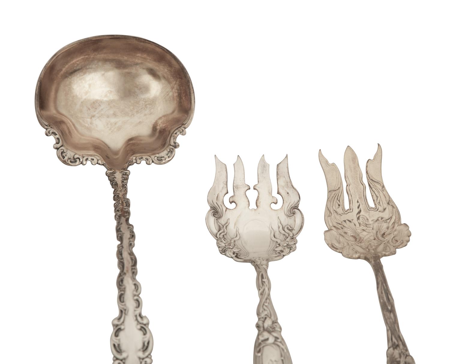 A Group of American Silver Serving Articles