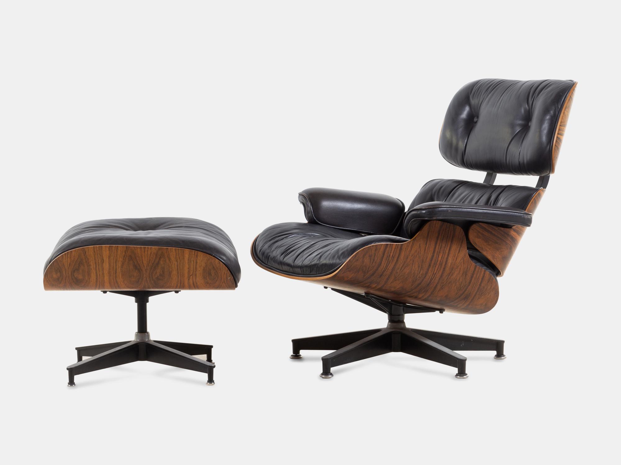 Lounge Chair and Ottoman, model 670 and model 671 Herman Miller, USA
