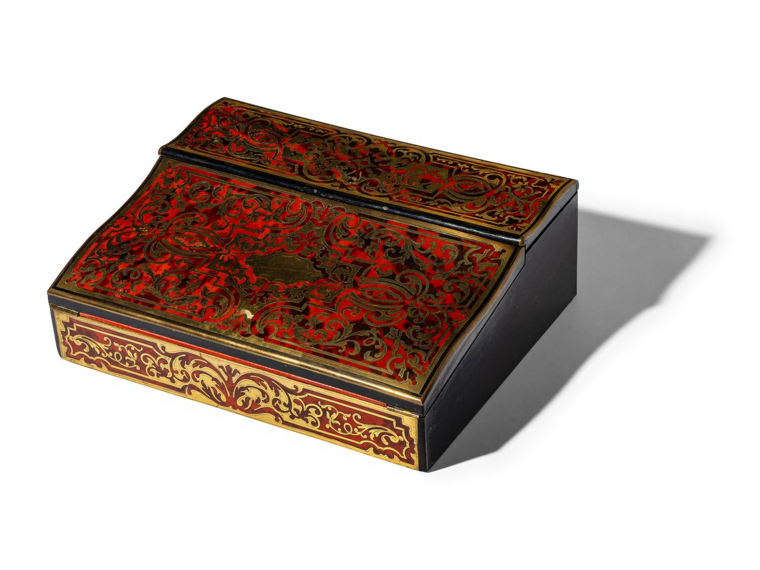 A French Boulle Marquetry Writing Slope