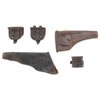 Group of Civil War Era Leather Items