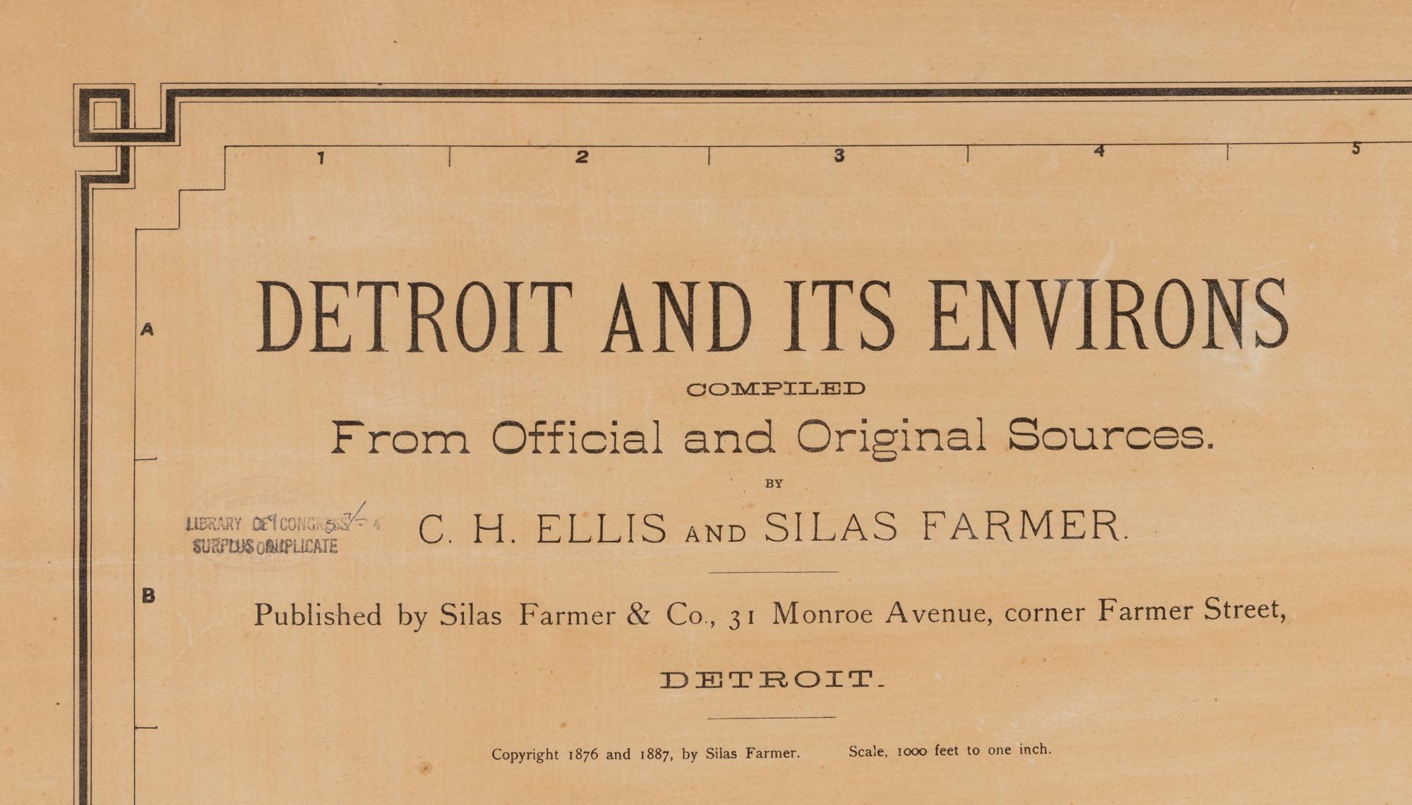 A Wall Map of Detroit