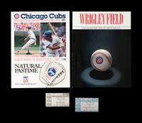 A Group of Ryne Sandberg and Andre Dawson Promotional Bats Gifted to Chicago Cubs Wrigley Field Head Scorekeeper,