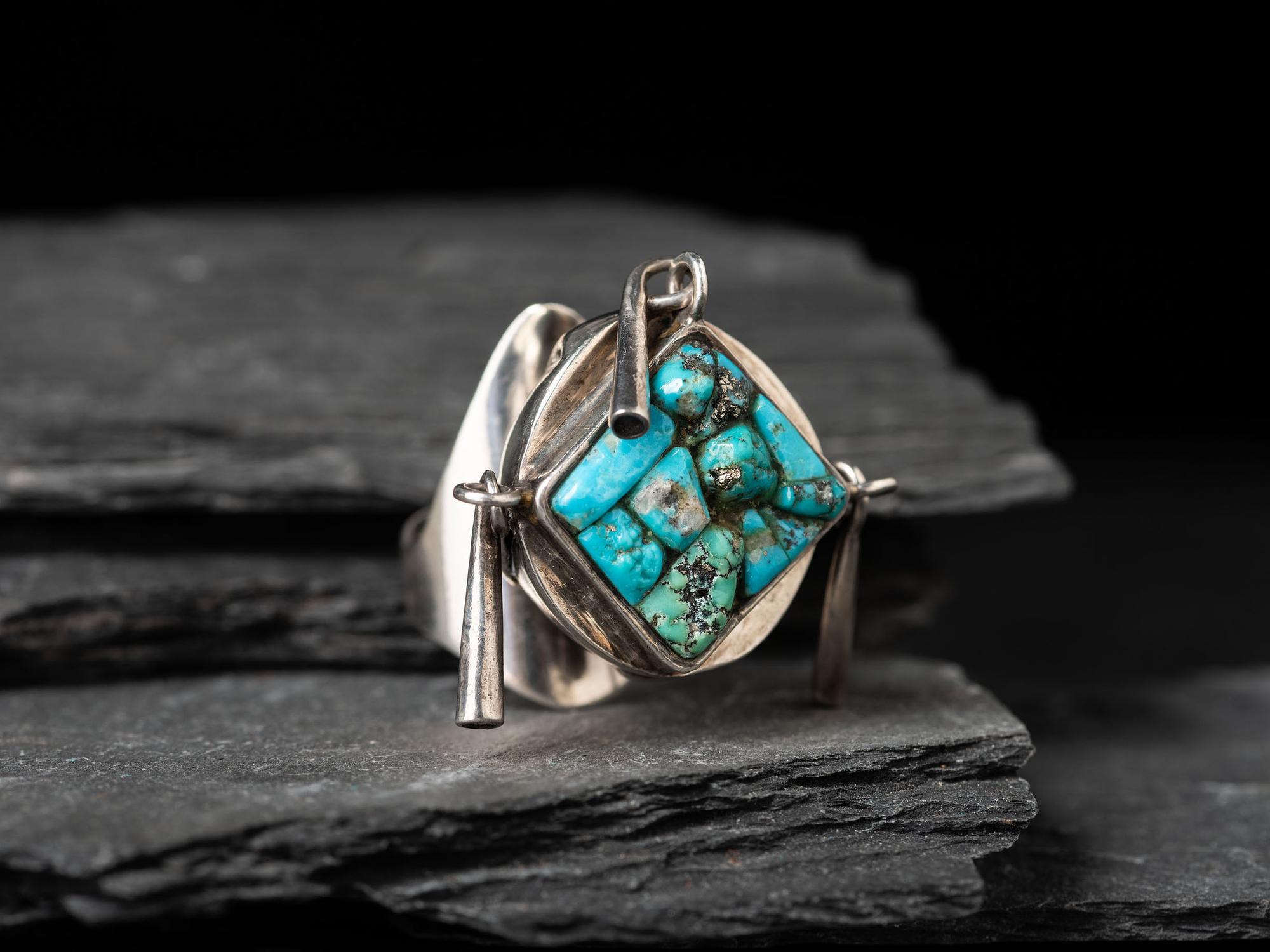 Silver and Turquoise Ring