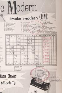 A 1956 New York Yankees vs. Brooklyn Dodgers World Series Don Larsen Perfect Game Scored Official Program