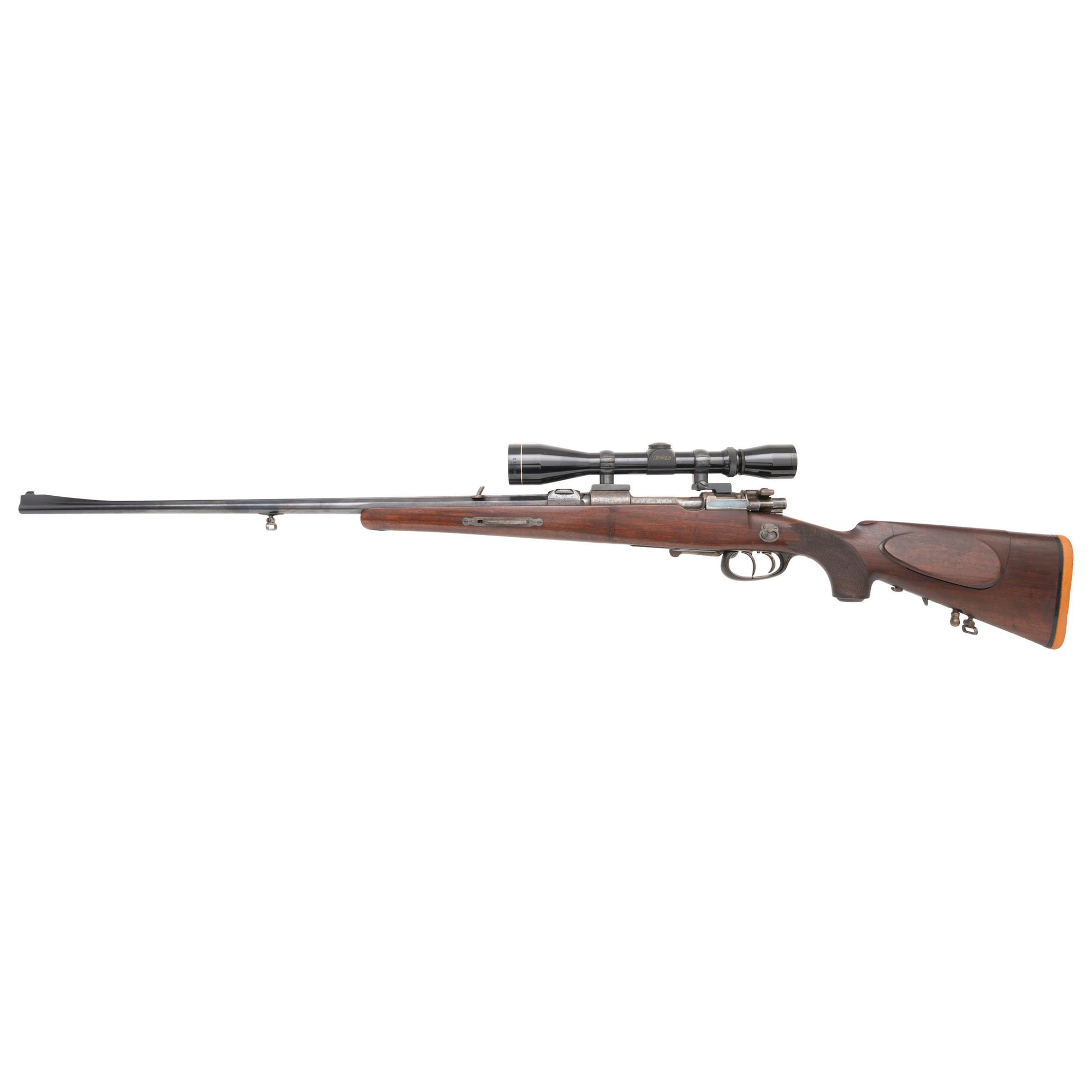 **L. Schiwy Half-Stock Mauser Rifle
