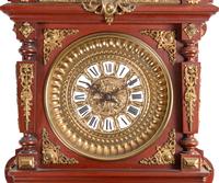 An Ansonia Hanging Antique Gilt Metal Mounted Wall Clock