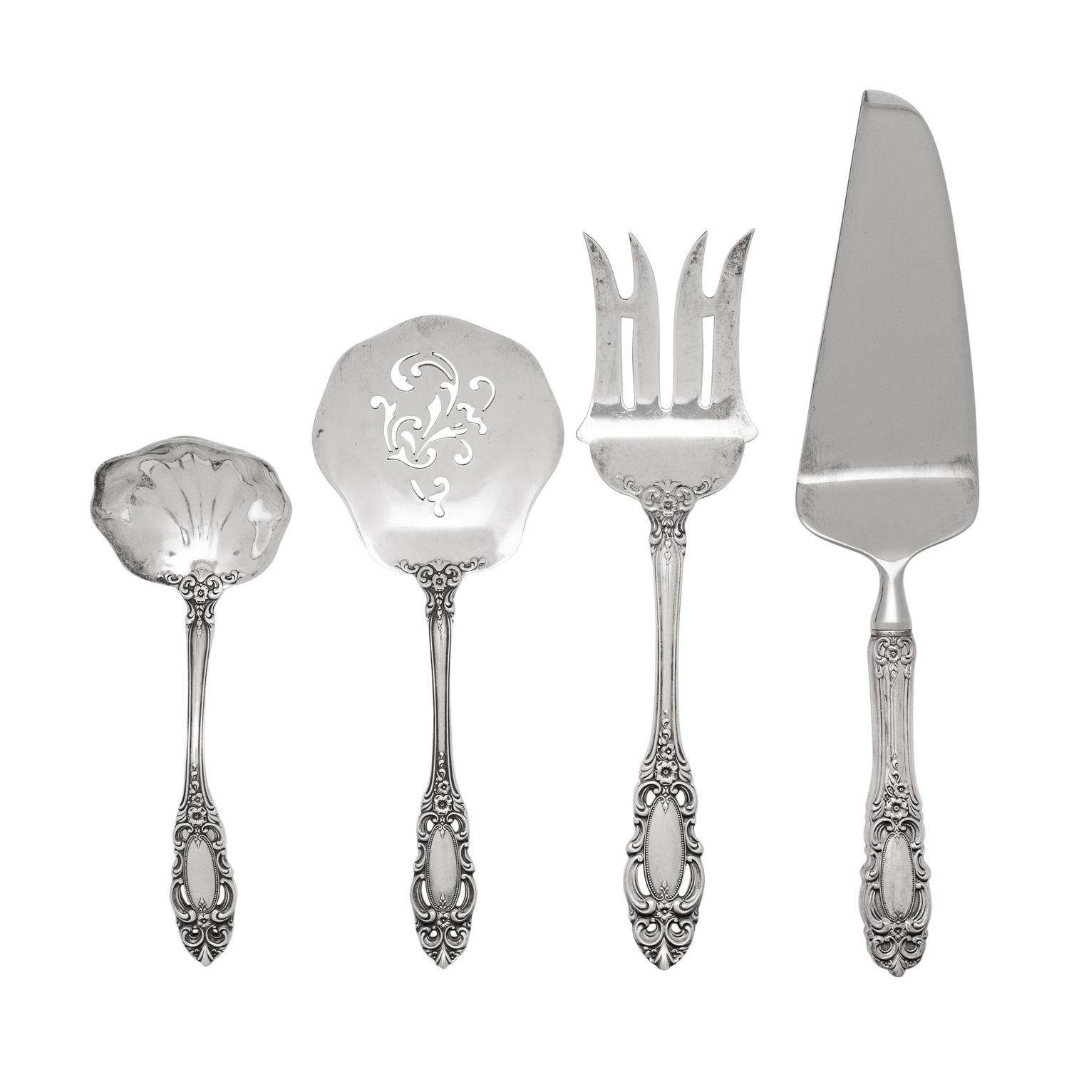 An American Silver Flatware Service