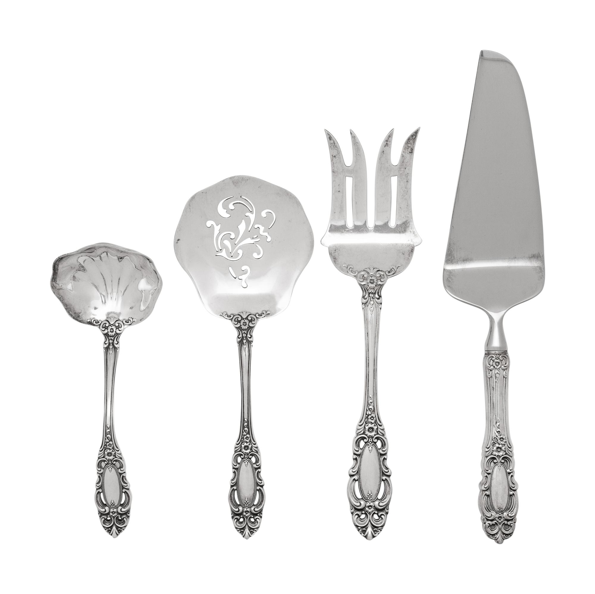 An American Silver Flatware Service