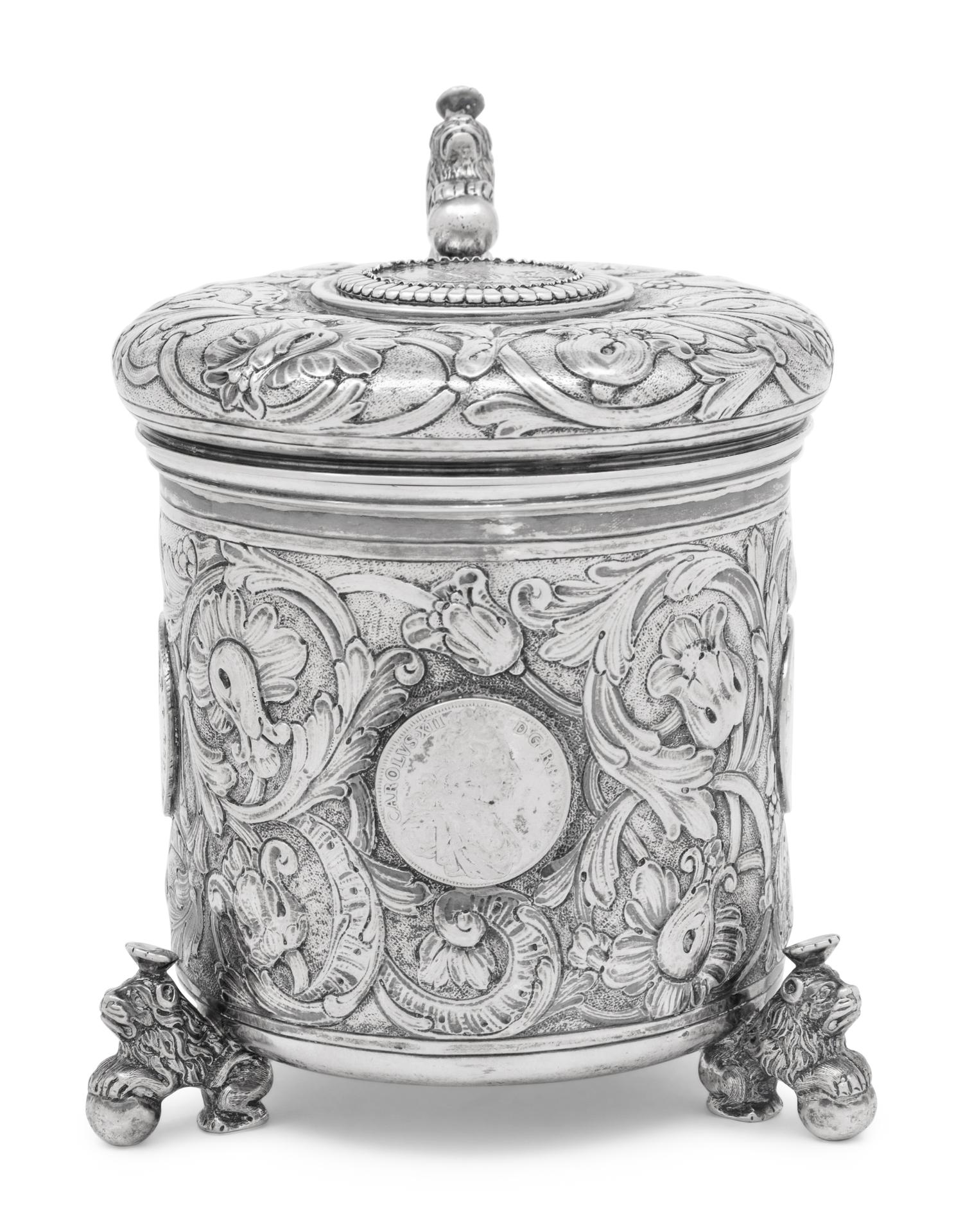 A Scandinavian Style Continental Silver Tankard