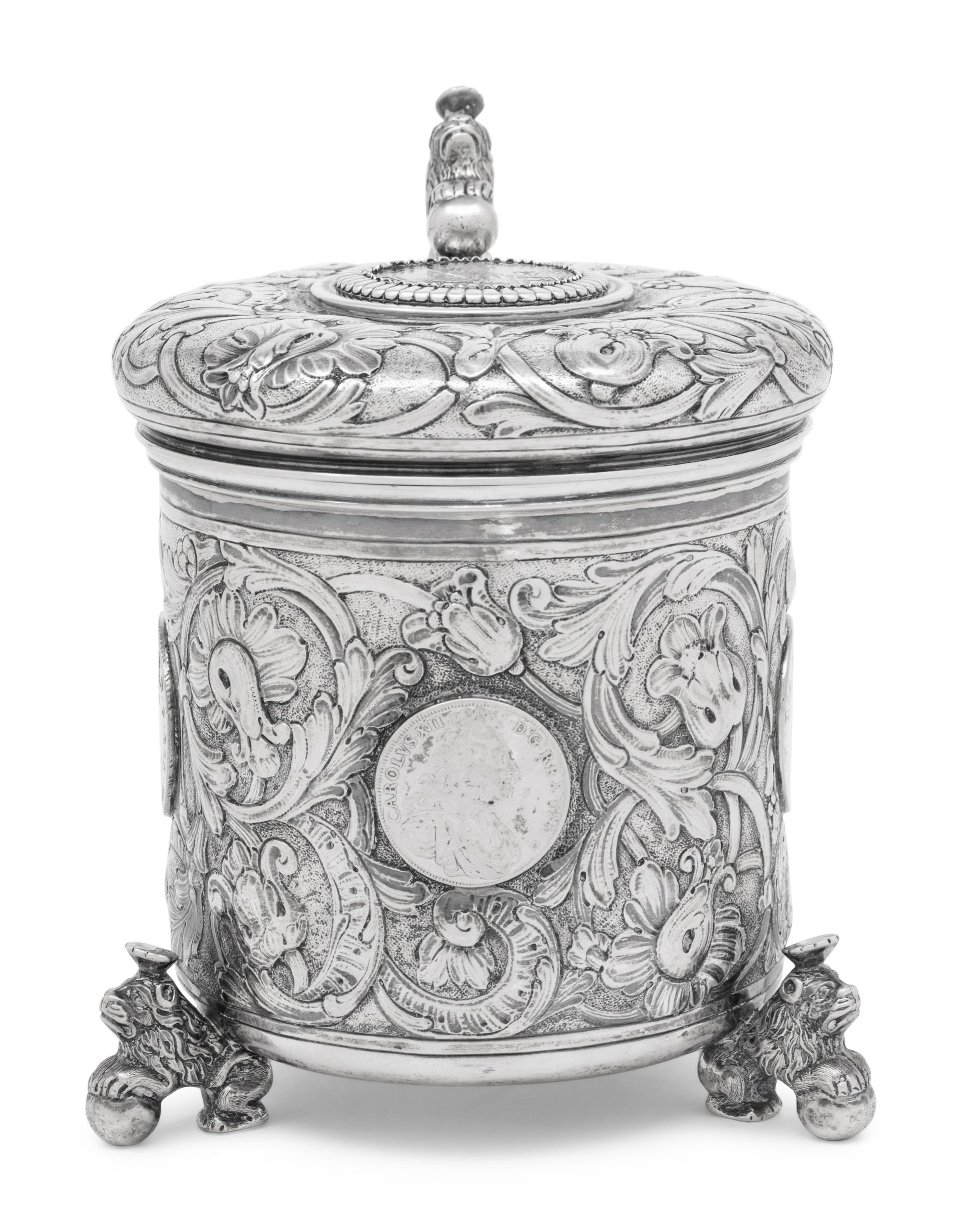 A Scandinavian Style Continental Silver Tankard