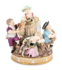 A Meissen Porcelain Figural Group