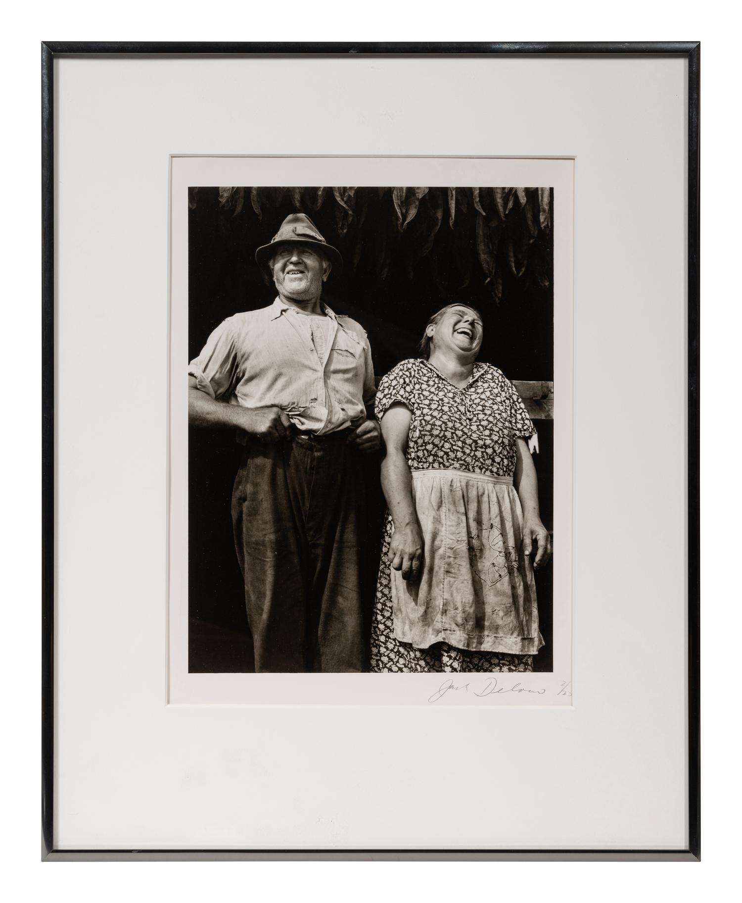 Laughing Tobacco Farmers, Near Windsor Locks, Connecticut, 1940 (printed 1978)
