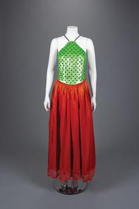 Geoffrey Beene Embroidered Dress with Bolero, c.1988
