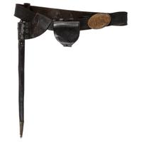 Civil War Union Infantryman's Belt with Plate, Cap Pouch, Bayonet & Scabbard