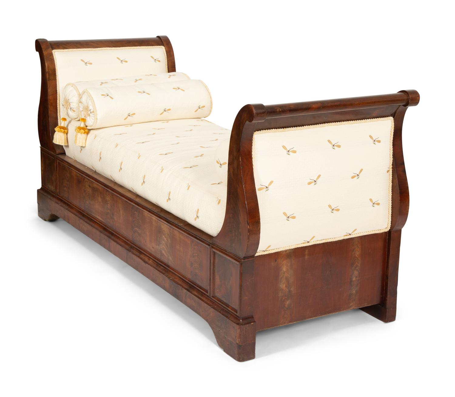 A Louis Philippe Walnut Daybed