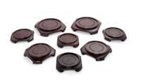 Fouty-Eight Chinese Rounded Rectangular Hardwood Stands