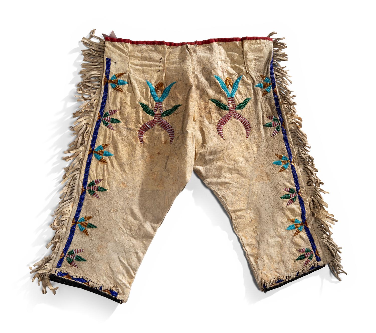 Santee Sioux Boy's Beaded Pants
