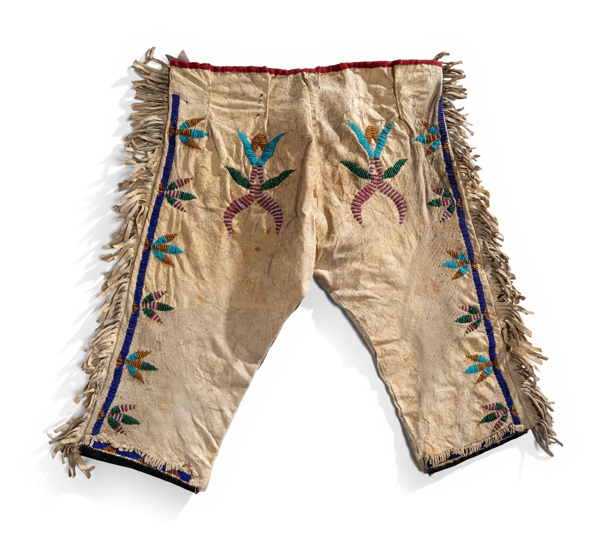 Santee Sioux Boy's Beaded Pants
