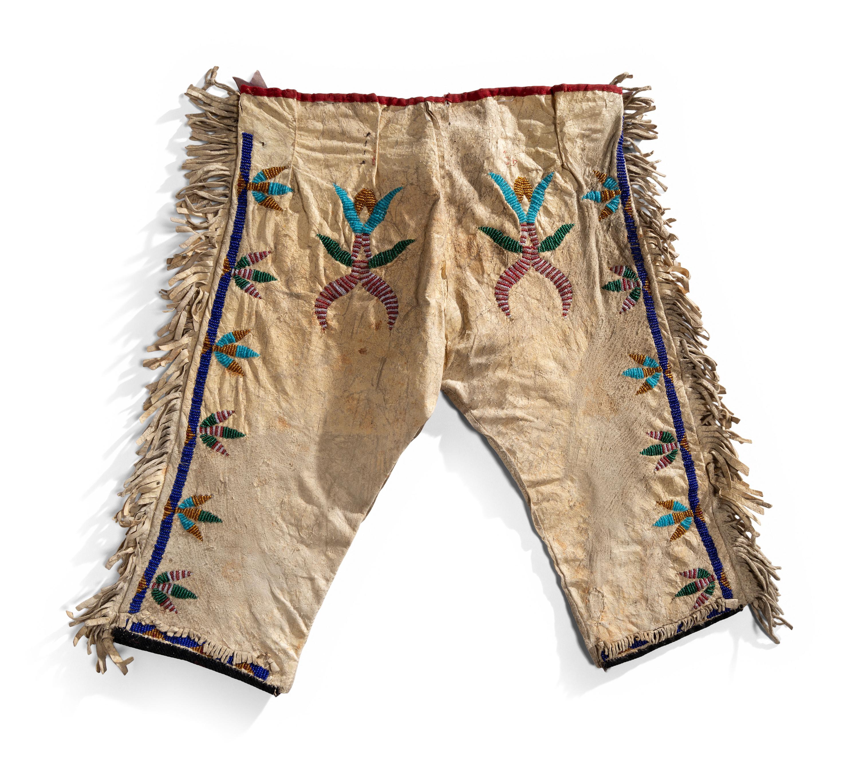 Santee Sioux Boy's Beaded Pants