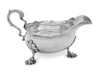 A George II Silver Sauce Boat