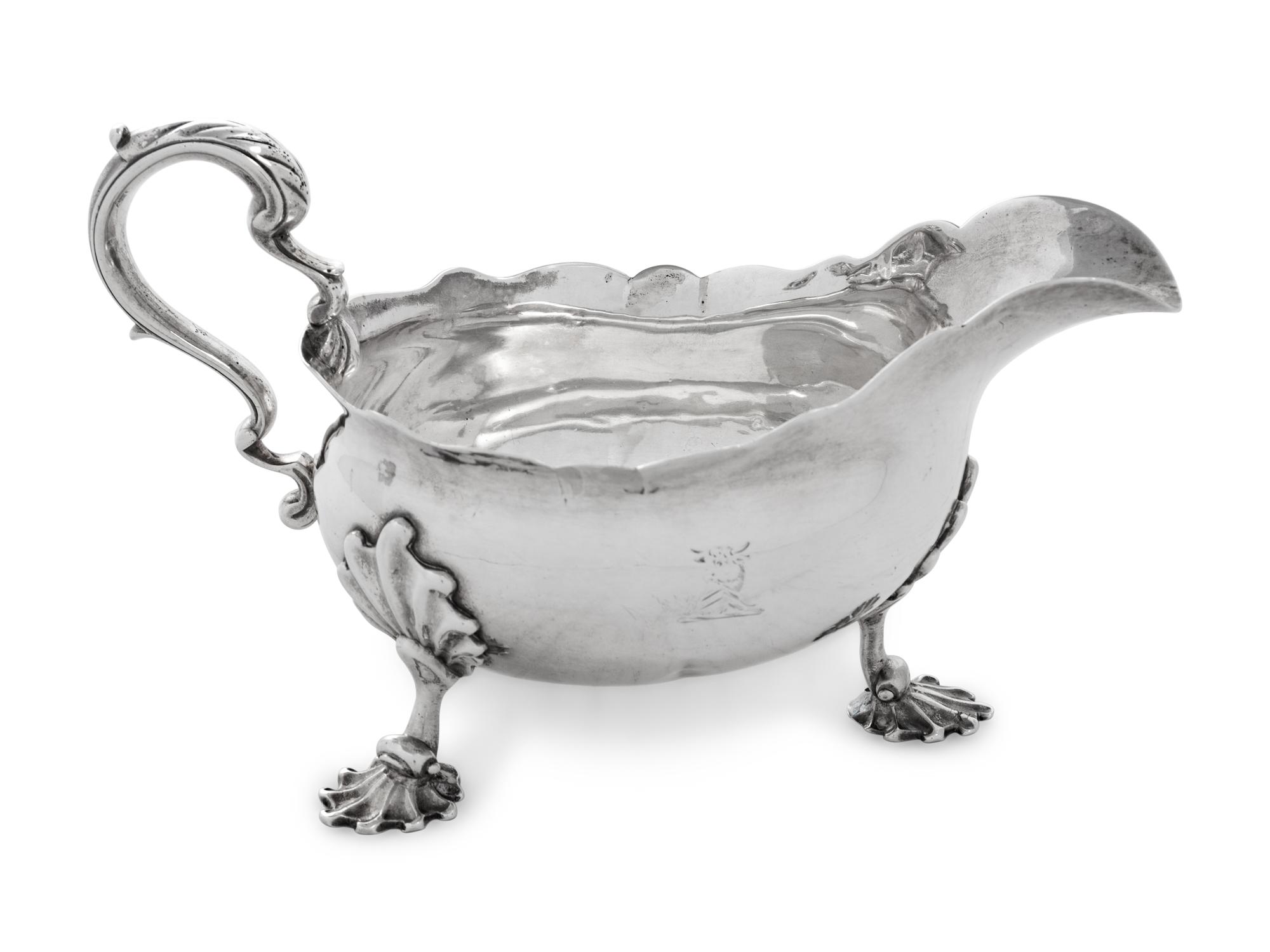 A George II Silver Sauce Boat