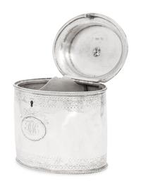 A George III Silver Tea Caddy