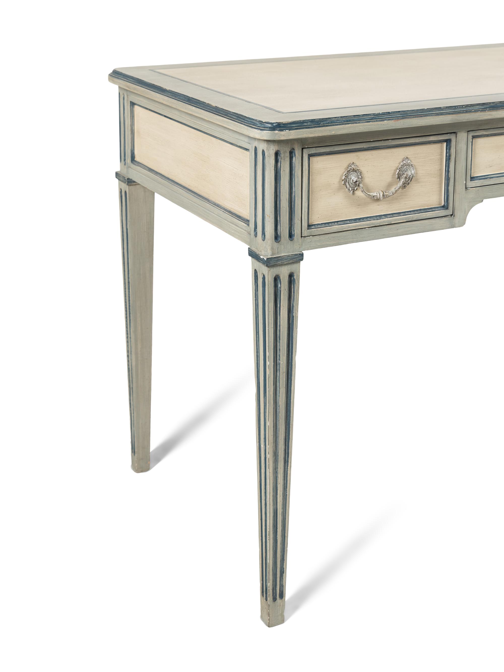 A Louis XVI Style Painted Dressing Table