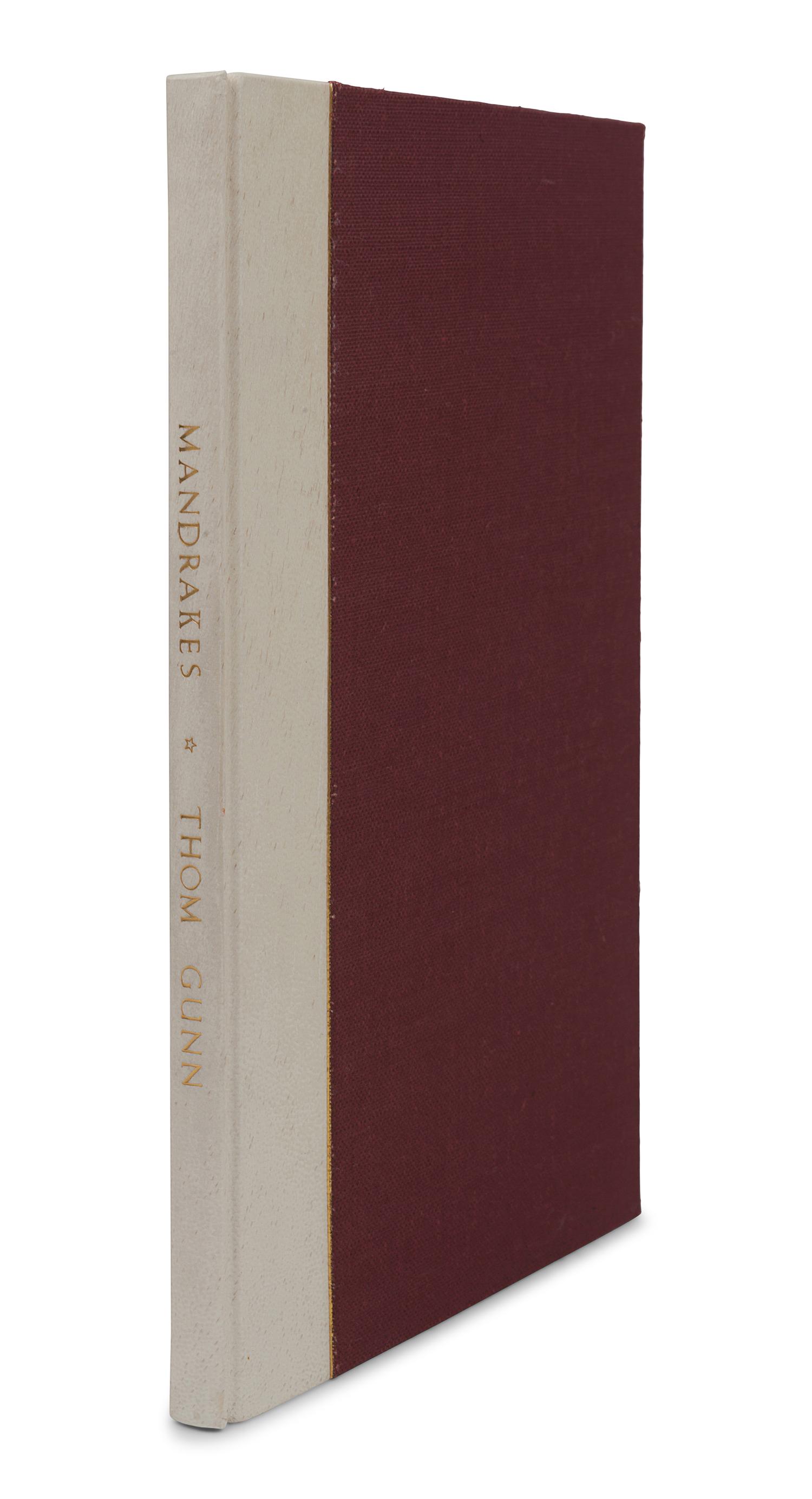 [FINE PRESS & LIVRE D'ARTISTE]. -- BASKIN, Leonard (1922-2000), illustrator. -- GUNN, Thom (1929-2004). Mandrakes . London: Rainbow Press, [1973].