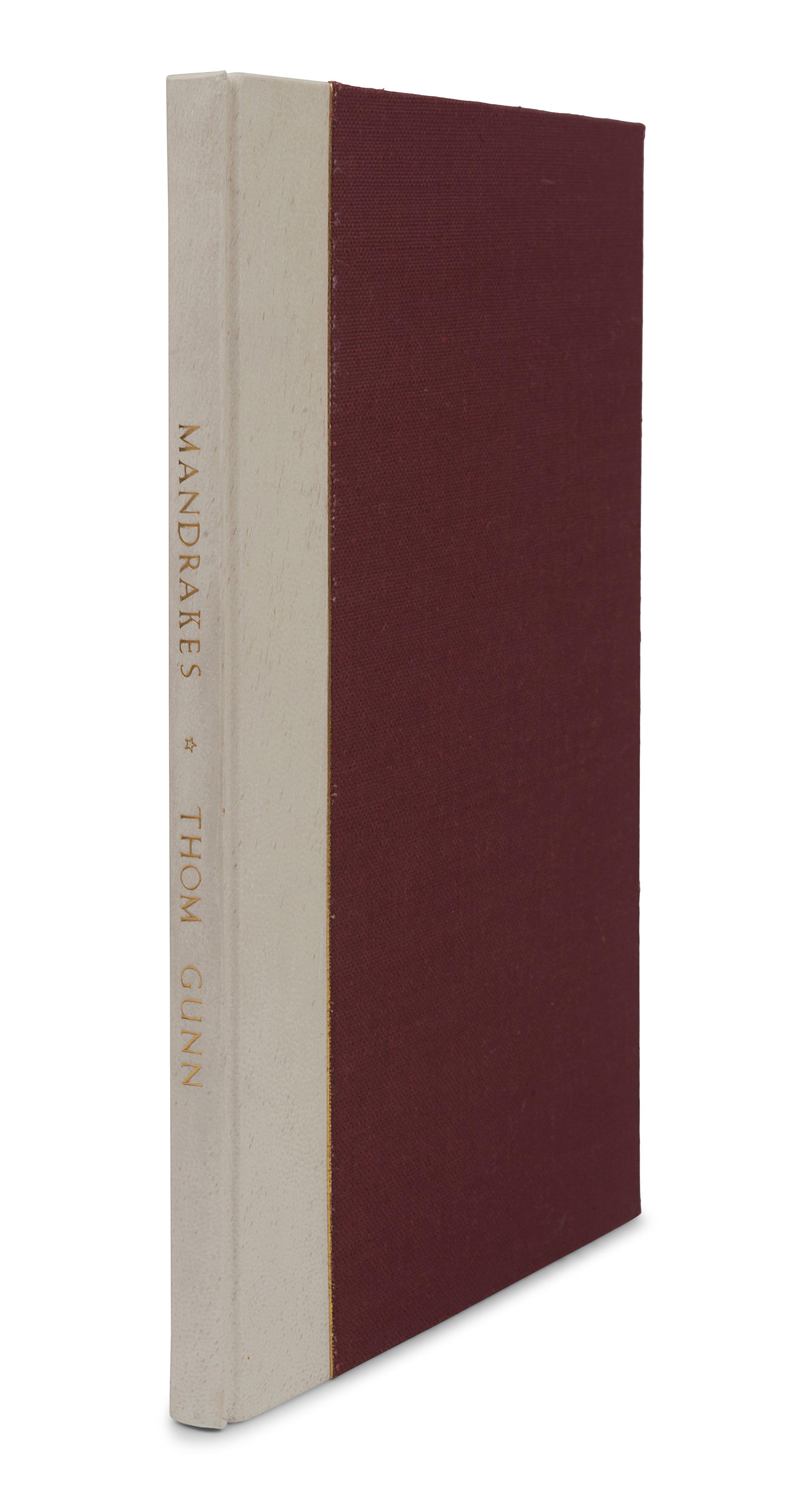 [FINE PRESS & LIVRE D'ARTISTE]. -- BASKIN, Leonard (1922-2000), illustrator. -- GUNN, Thom (1929-2004). Mandrakes . London: Rainbow Press, [1973].